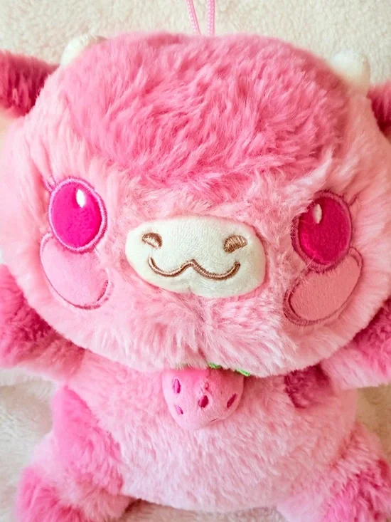 Fiesta Strawberry Pink Cow Plush - Kawaii - Picture 2 of 10